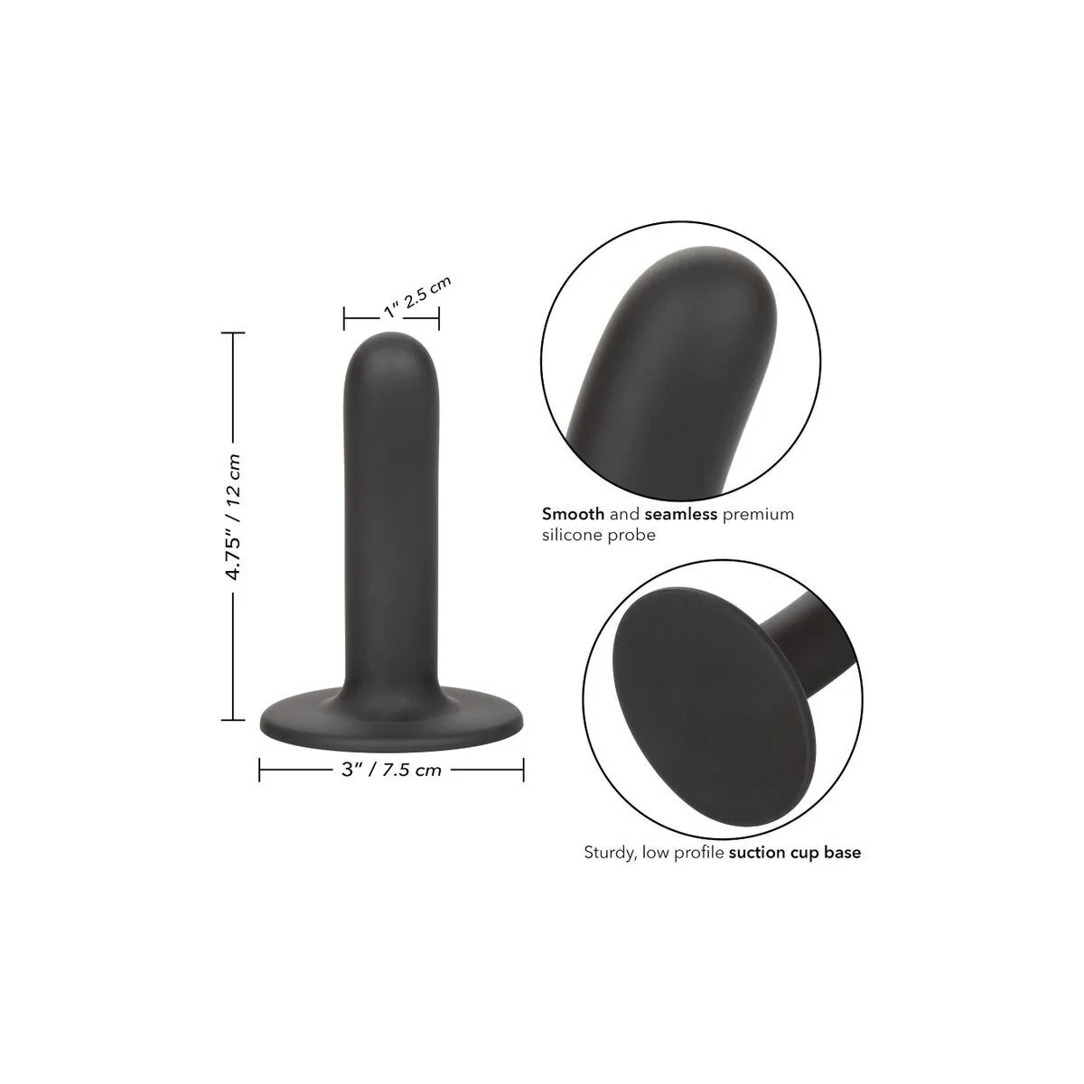 Boundless Dildo 12 cm Gurt Kompatibel Glatt von Calexotics kaufen | Fesselliebe