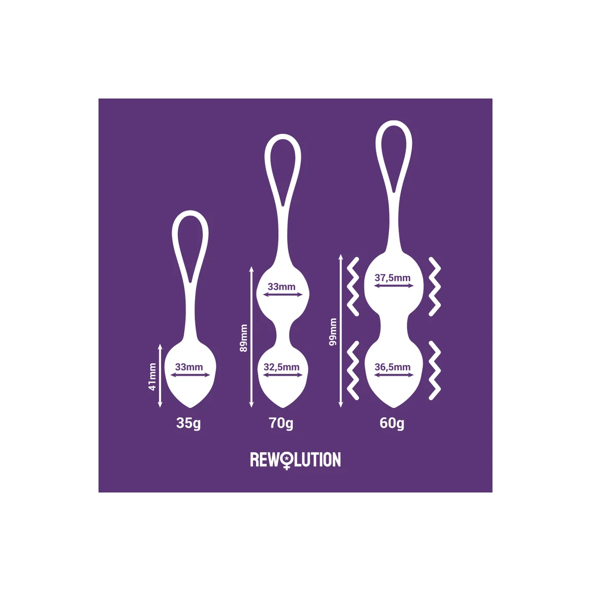 Rewobeads Vibrierblle mit Fernbedienung mit Watchme-Technologie von Rewolution kaufen | Fesselliebe