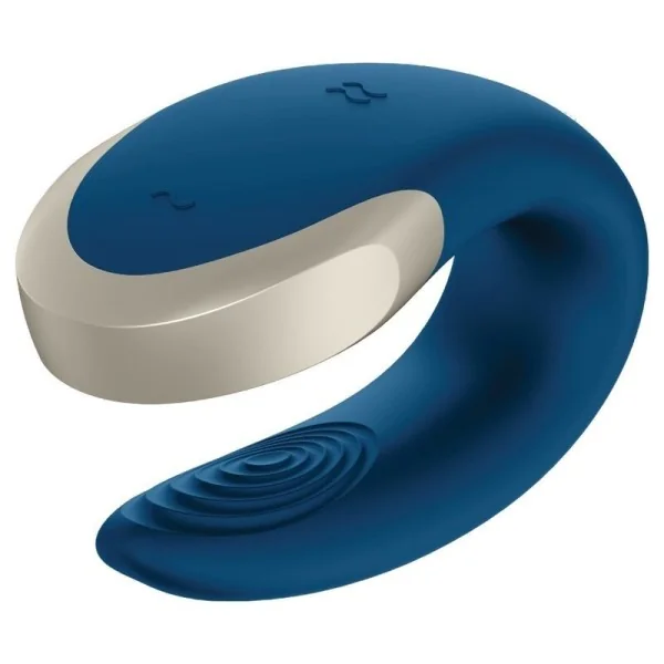 Double Love Luxury Partner Vibrator Blau von Satisfyer Partner kaufen | Fesselliebe