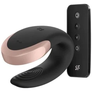 Double Love Luxury Partner Vibrator Schwarz von Satisfyer Partner kaufen | Fesselliebe
