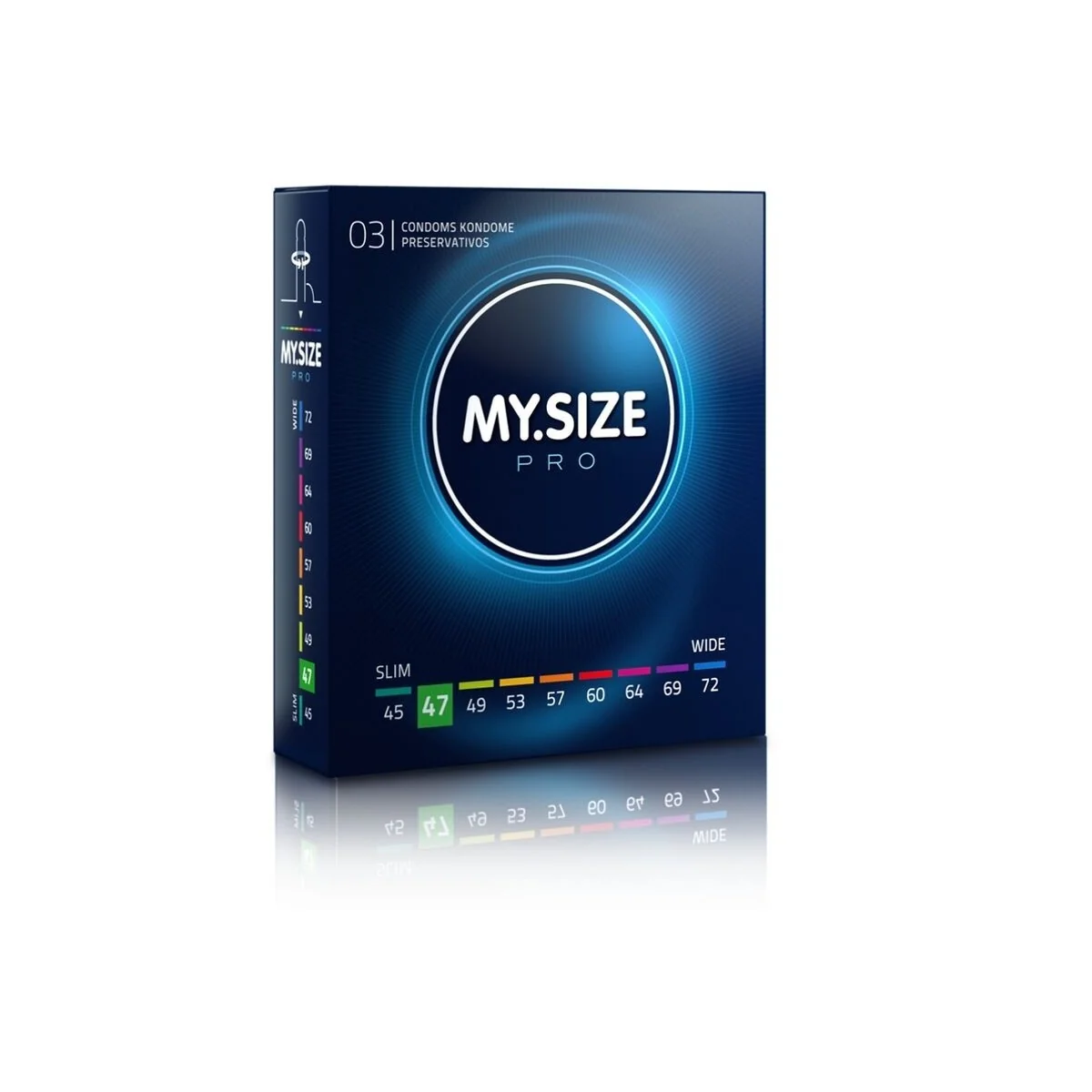 Pro Kondome 47 Mm 3 Stück von My Size Pro kaufen | Fesselliebe