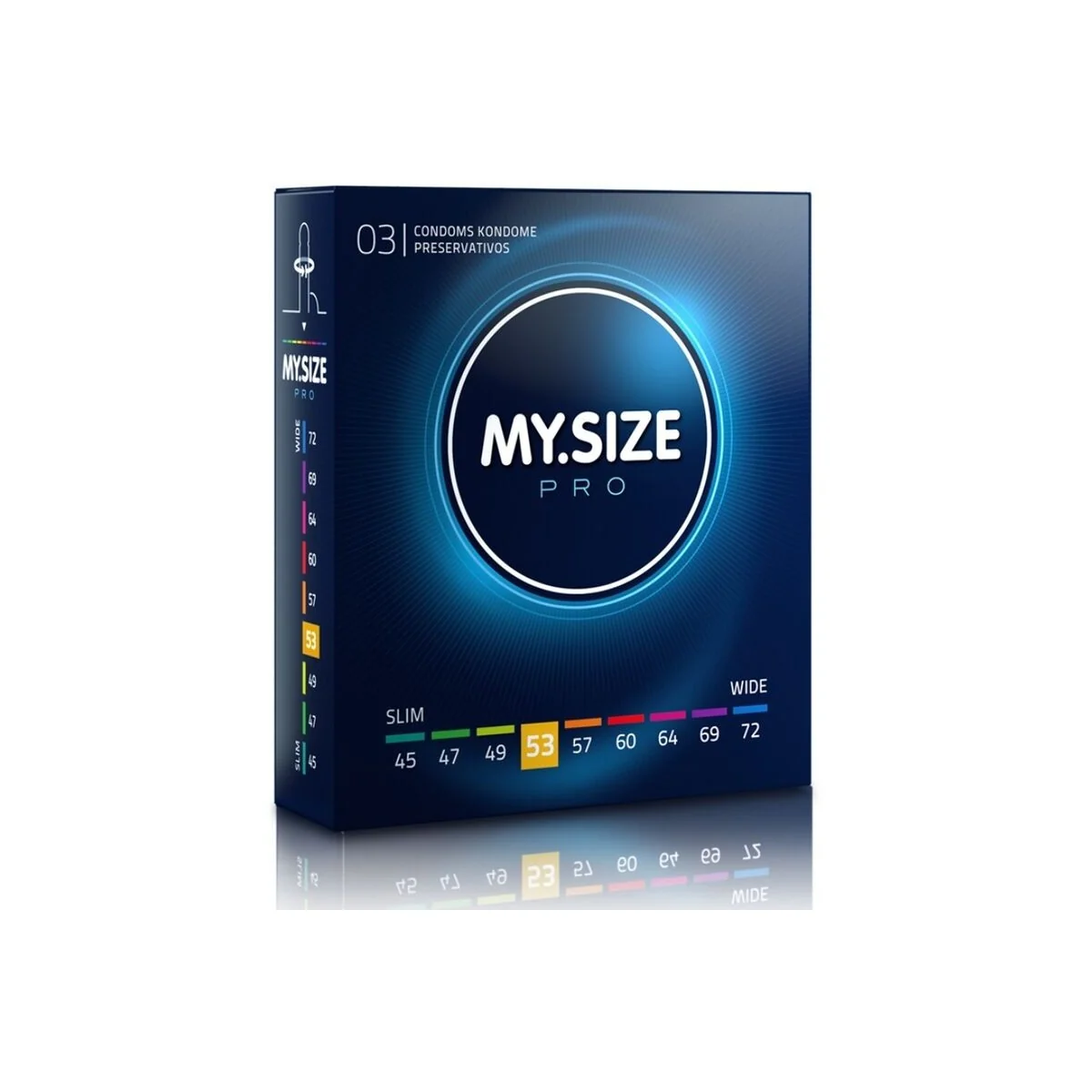Pro Kondome 53 Mm 3 Stück von My Size Pro kaufen | Fesselliebe