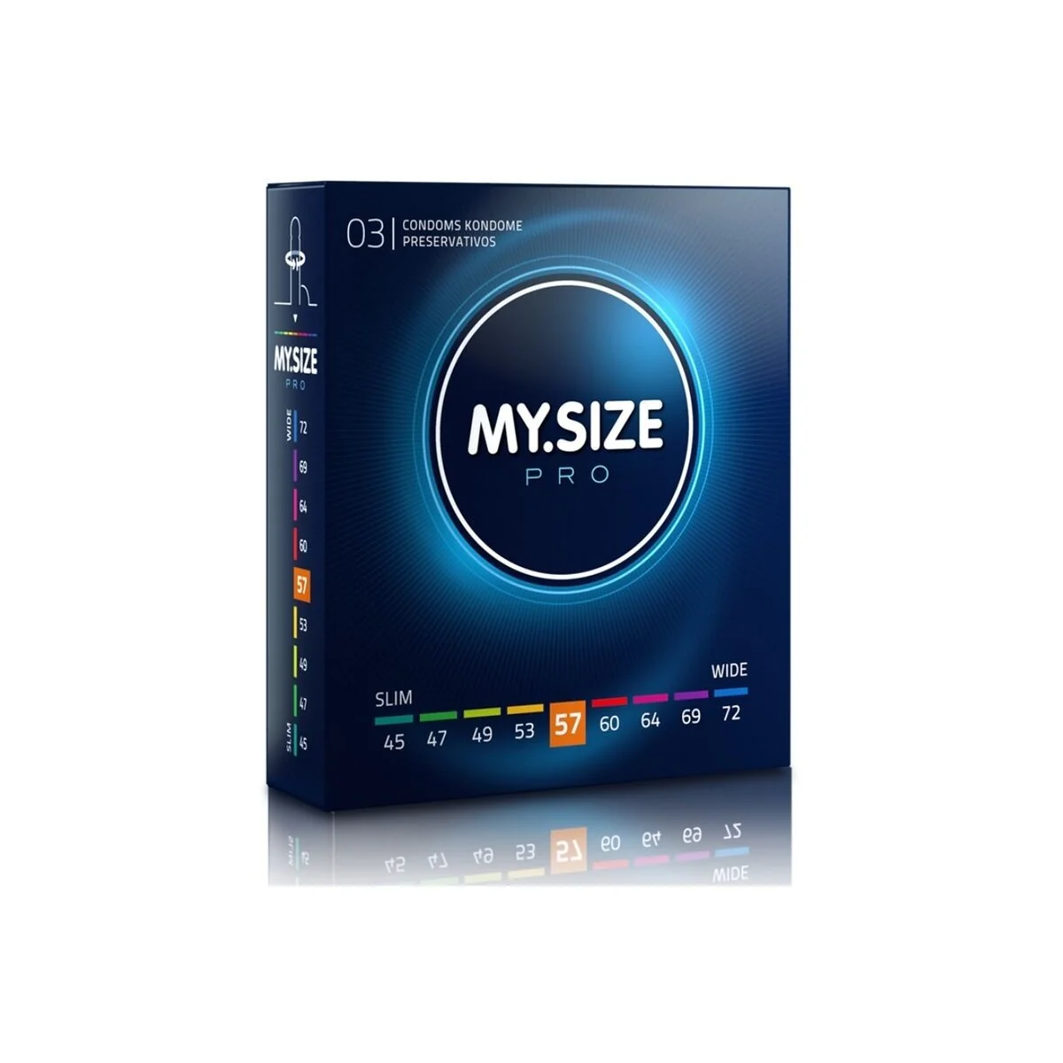 Pro Kondome 57 Mm 3 Stück von My Size Pro kaufen | Fesselliebe