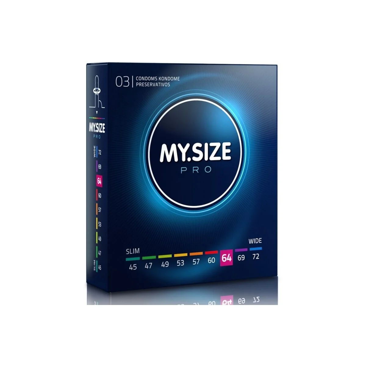 Pro Kondome 64 Mm 3 Stück von My Size Pro kaufen | Fesselliebe