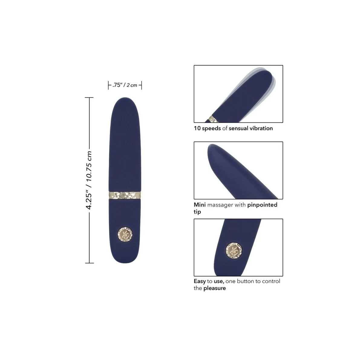 Chic Daisy Mini-Massager von Calexotics kaufen | Fesselliebe