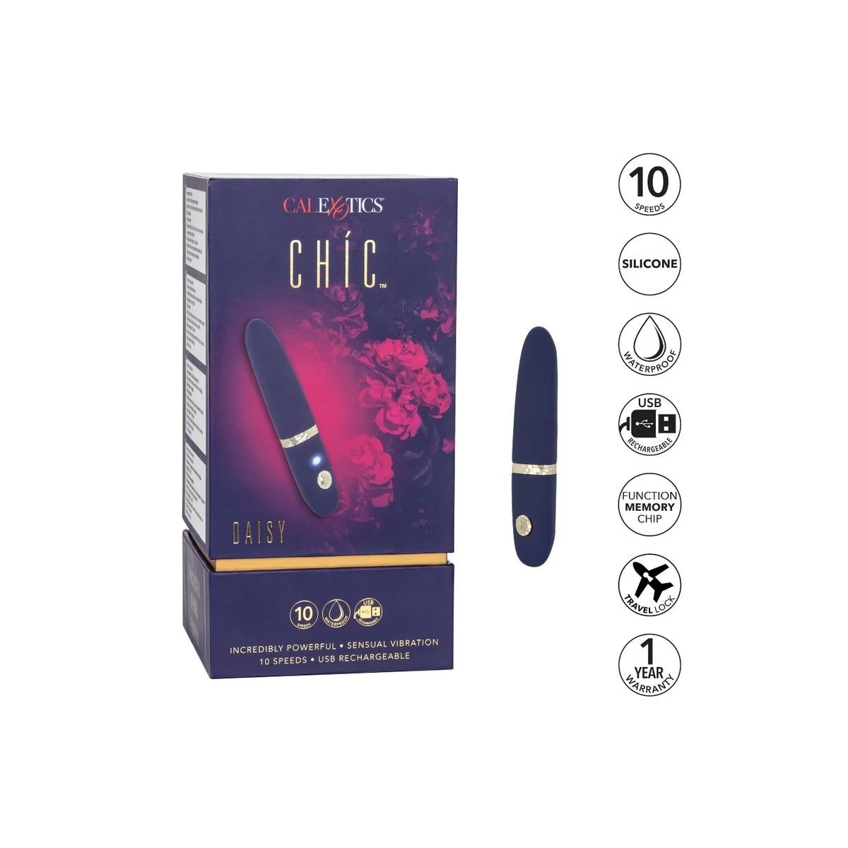 Chic Daisy Mini-Massager von Calexotics kaufen | Fesselliebe