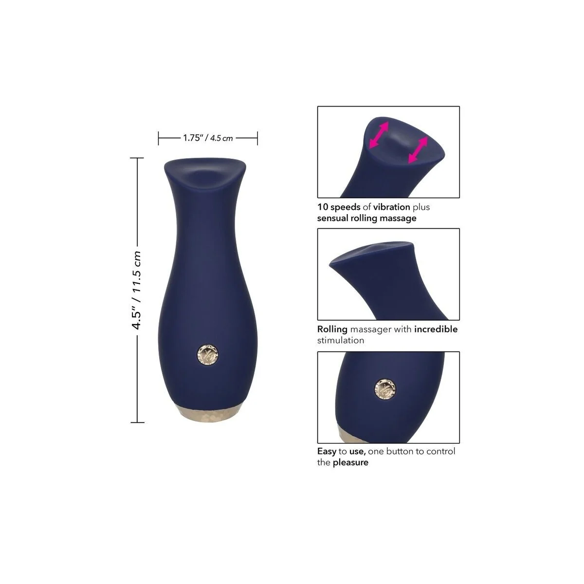 Chic Tulpe Massager Blau von Calexotics kaufen | Fesselliebe