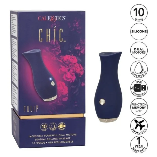Chic Tulpe Massager Blau von Calexotics kaufen | Fesselliebe