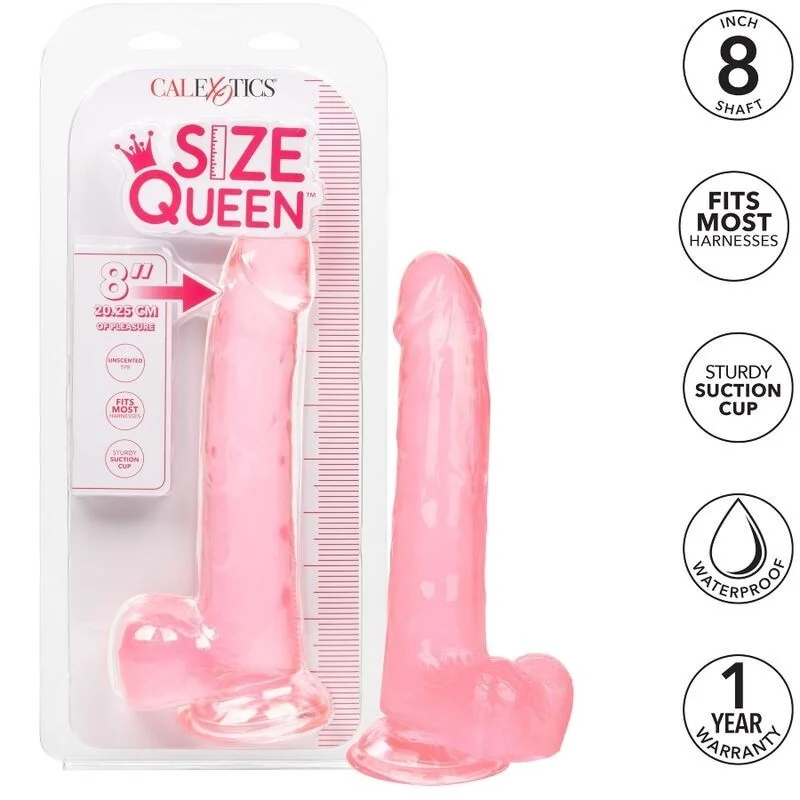 Größe Königin-Dildo Rosa 20.3 cm von Calexotics kaufen | Fesselliebe 2