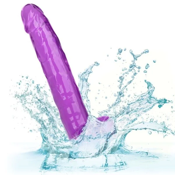 Größe Königin-Dildo Lila 25.5 cm von Calexotics kaufen | Fesselliebe
