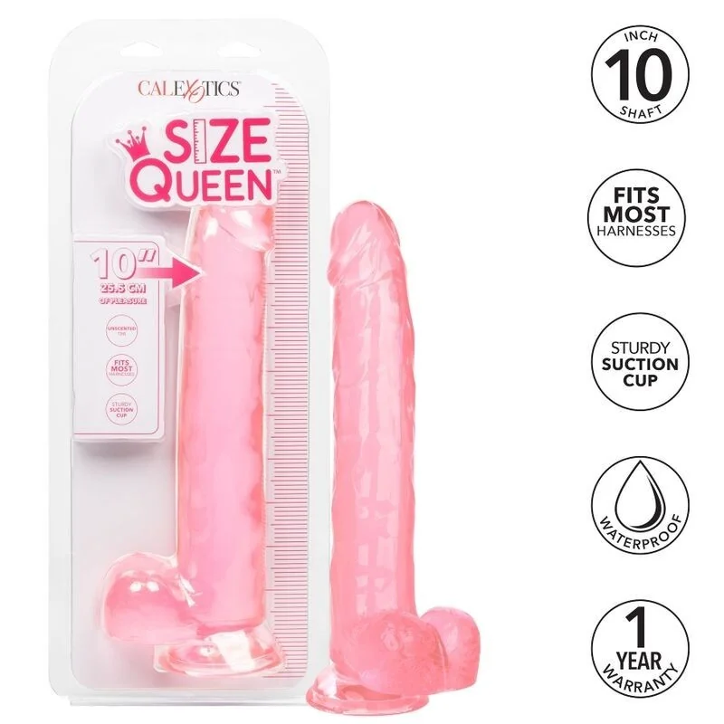 Größe Königin-Dildo Rosa 25.5 cm von Calexotics kaufen | Fesselliebe 2