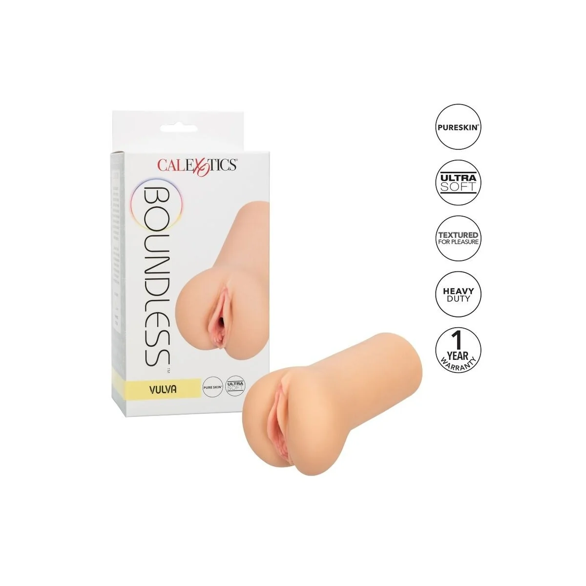 Boundless Vulva Stroker Helle Beige von Calexotics kaufen | Fesselliebe