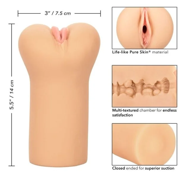Boundless Vulva Stroker Helle Beige von Calexotics kaufen | Fesselliebe