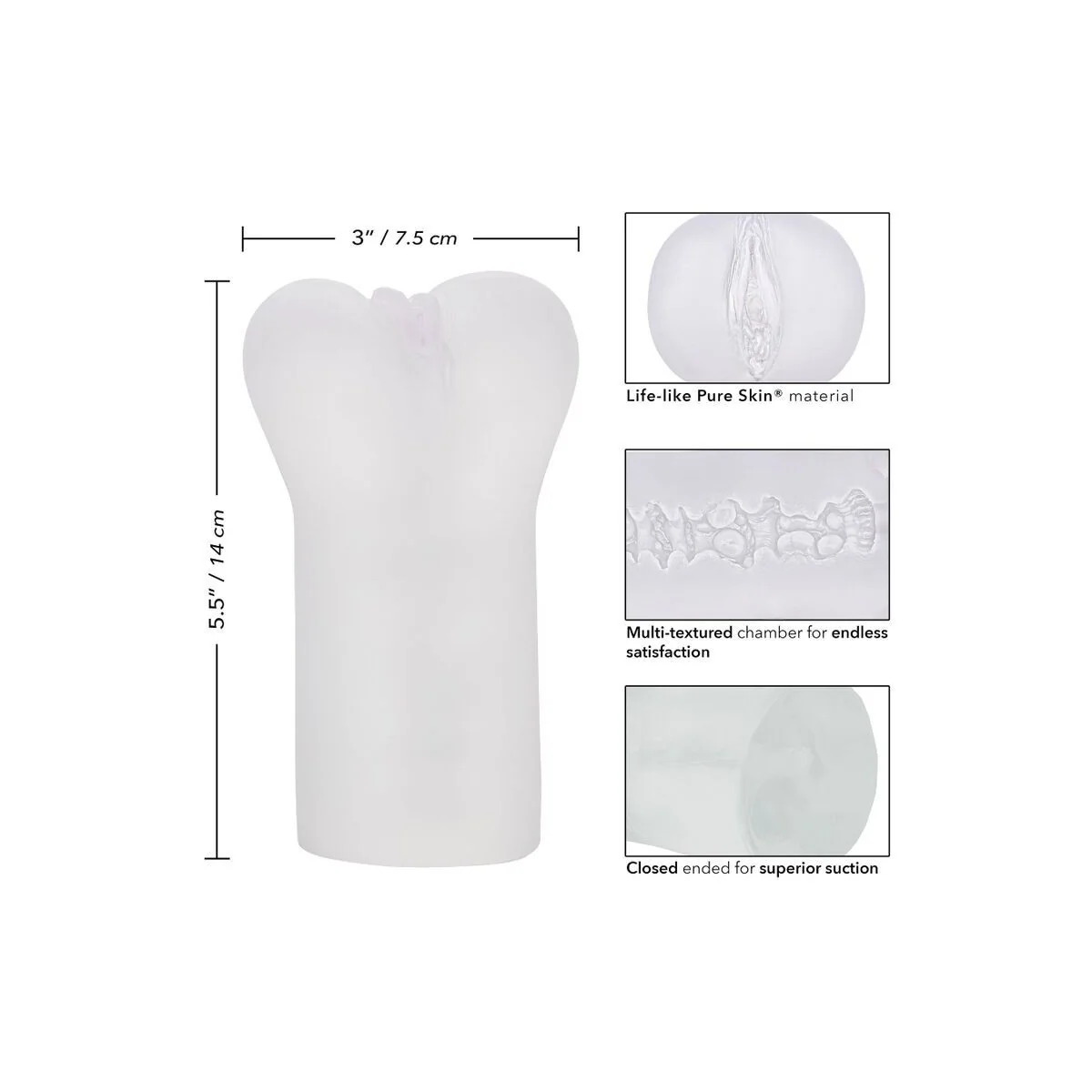 Boundless Vulva Stroker Transparent von Calexotics kaufen | Fesselliebe