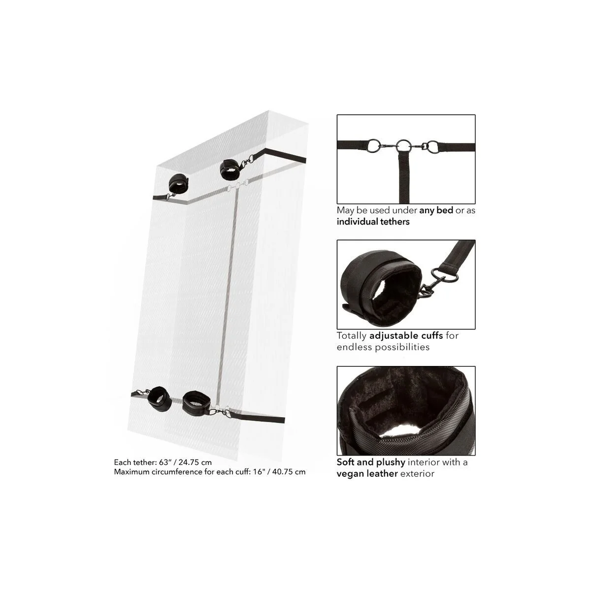 Boundless Rote Zurückhaltung von Calexotics kaufen | Fesselliebe