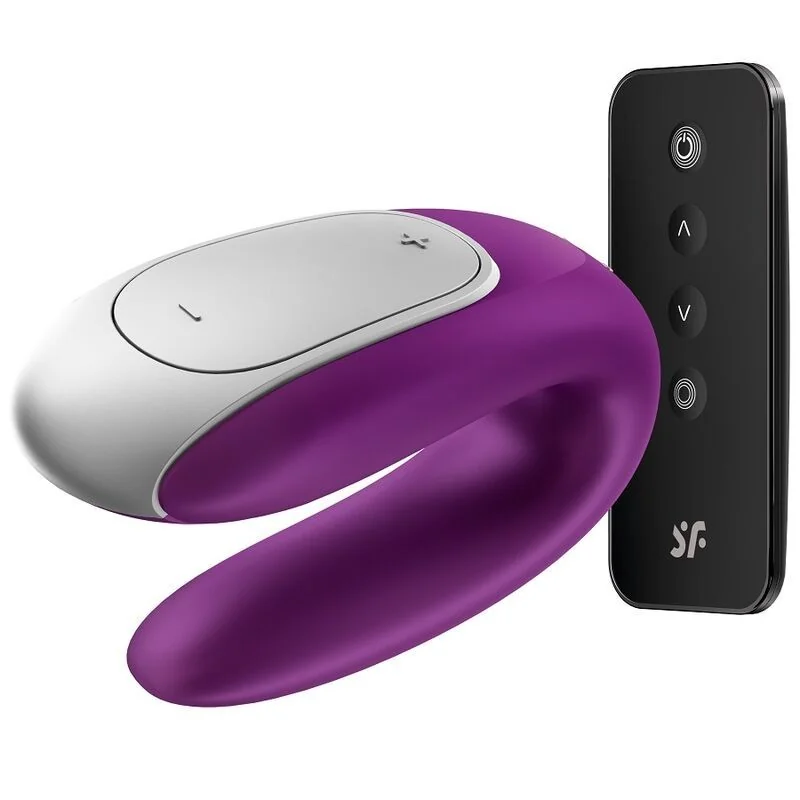 Double Fun Partner Vibrator Lila von Satisfyer Connect kaufen | Fesselliebe 2