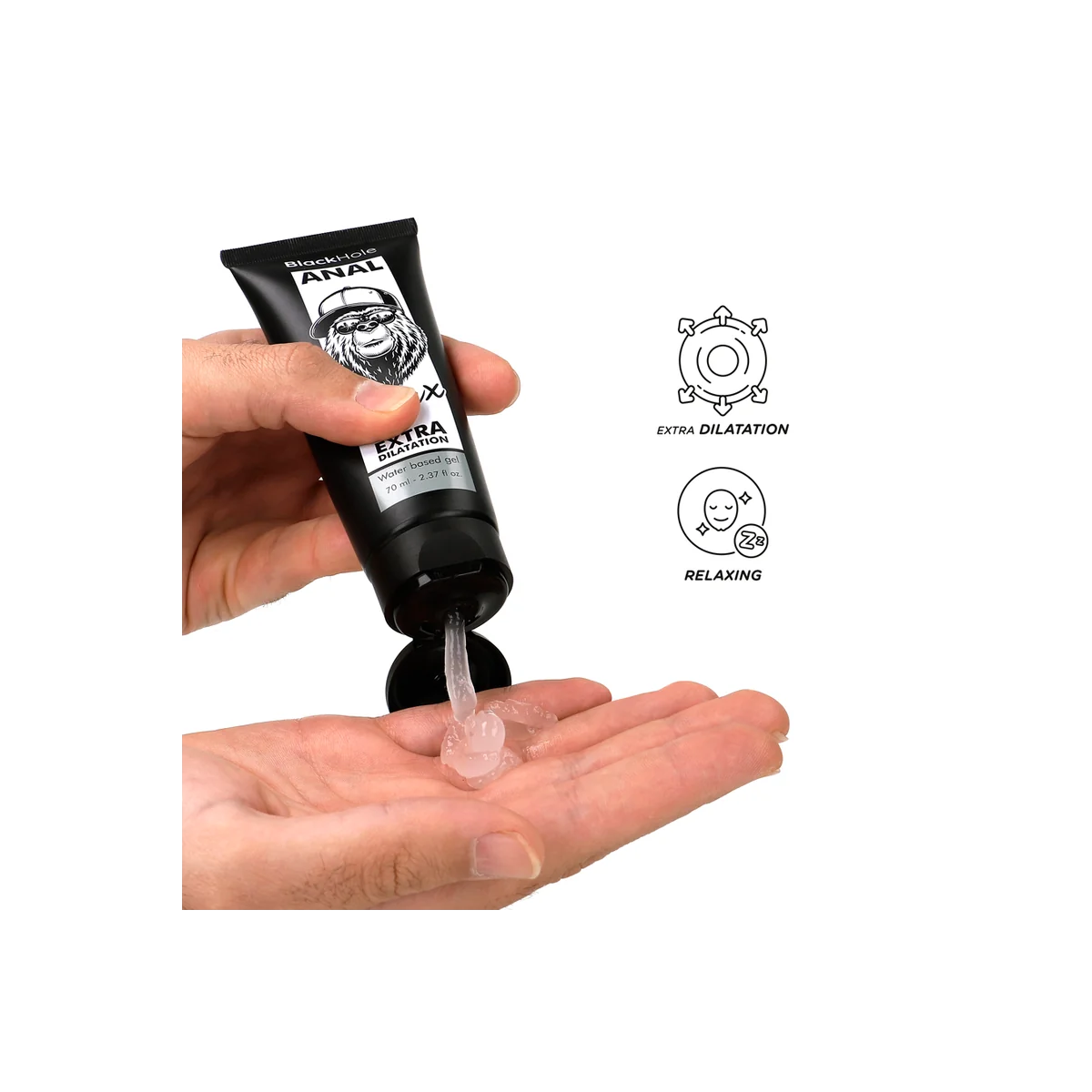 Gel Anal Dilation auf Wasserbasis 70 ml von Black Hole kaufen | Fesselliebe