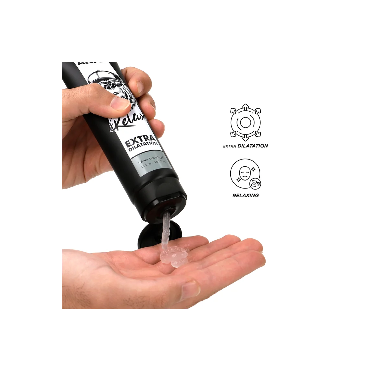 Gel Anal Dilation auf Wasserbasis 150 ml von Black Hole kaufen | Fesselliebe