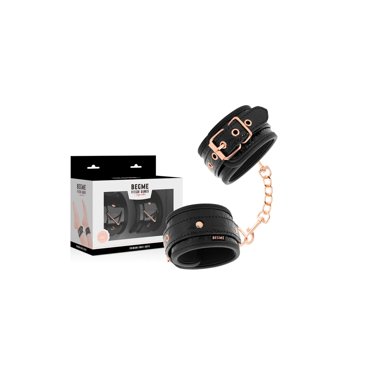 Black Edition Premium Knöchelmanschetten von Begme Black Edition kaufen | Fesselliebe