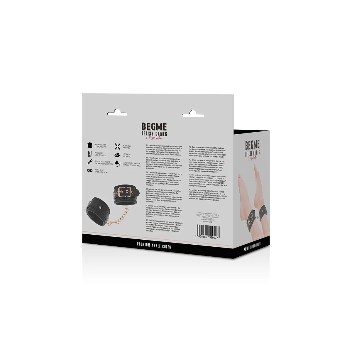 Black Edition Premium Knöchelmanschetten von Begme Black Edition kaufen | Fesselliebe