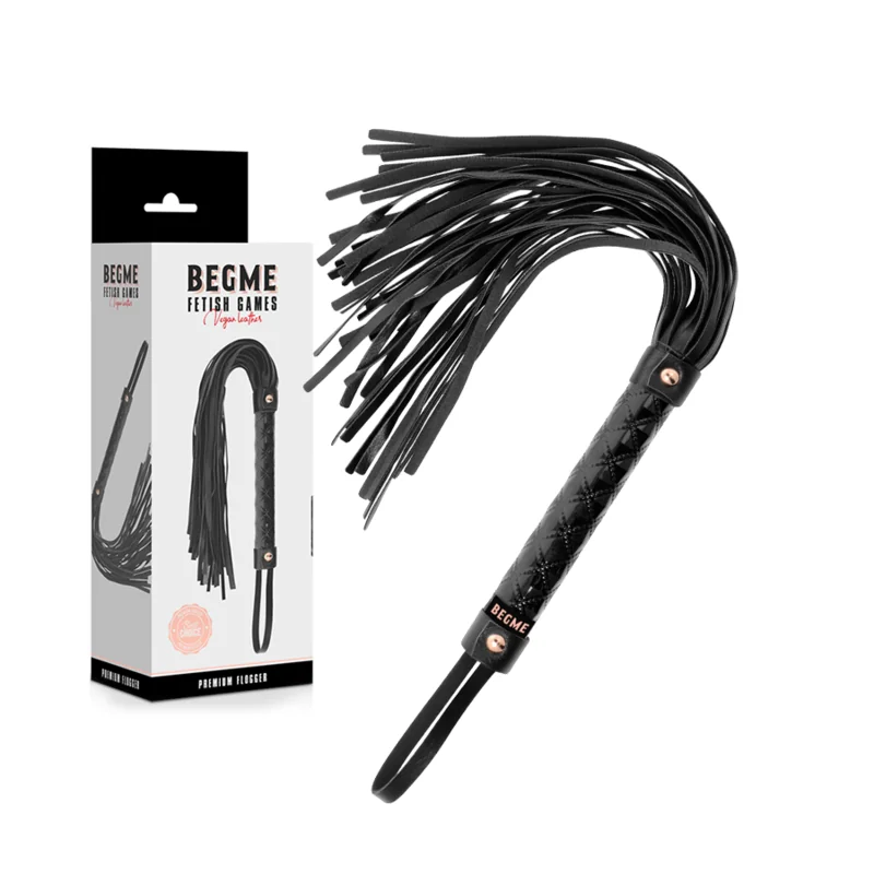 Black Edition Veganer Leder Flogger von Begme Black Edition kaufen | Fesselliebe 2