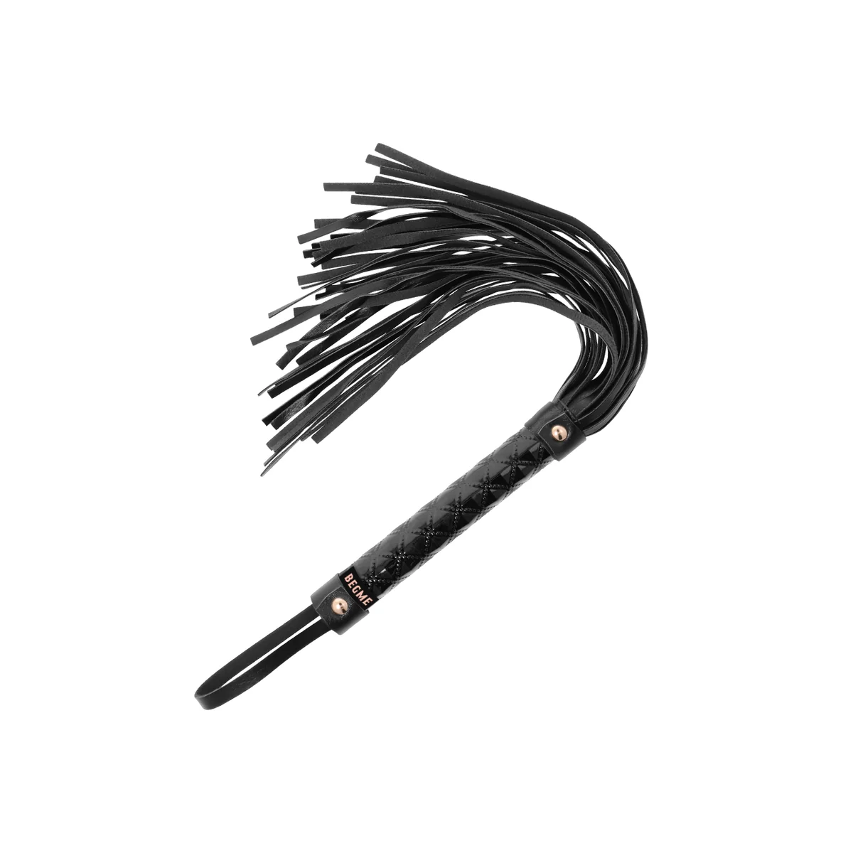 Black Edition Veganer Leder Flogger von Begme Black Edition kaufen | Fesselliebe