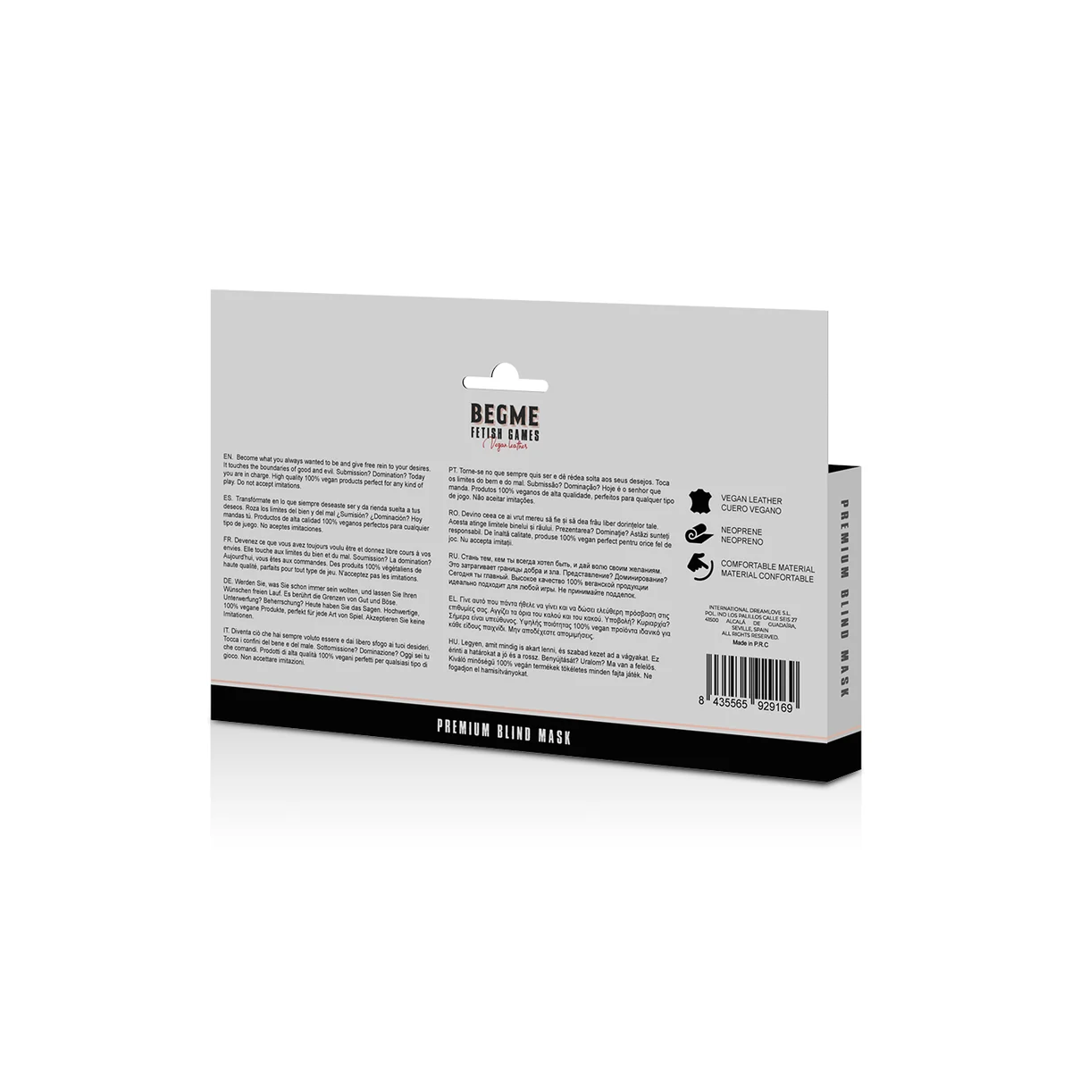 Red Edition Premium Blindmaske mit Neoprenfutter von Begme Red Edition kaufen | Fesselliebe