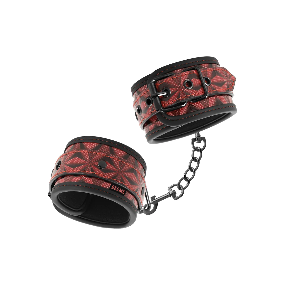 Red Edition Premium-Handschellen mit Neoprenfutter von Begme Red Edition kaufen | Fesselliebe