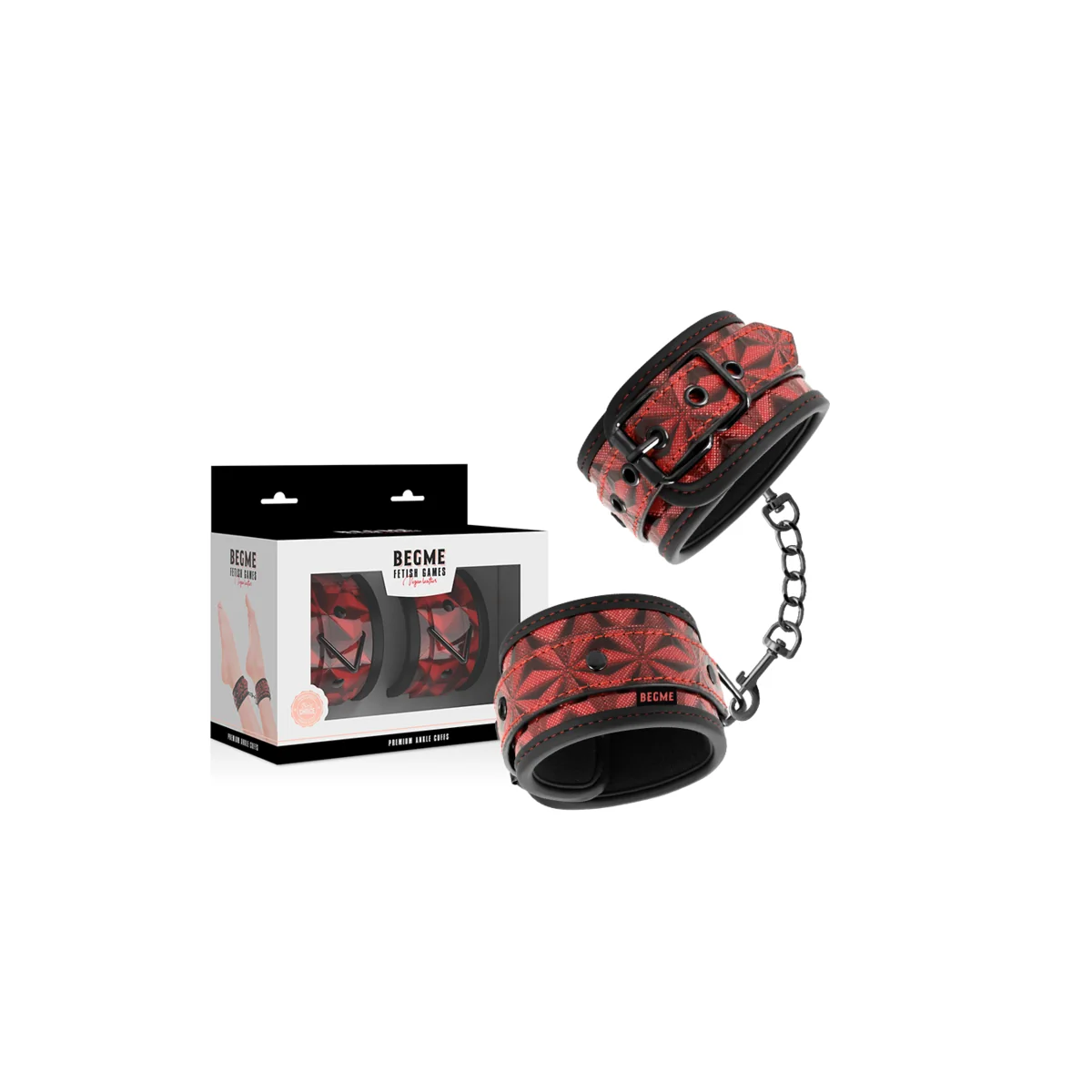 Red Edition Premium Knöchelstze mit Neoprenfutter von Begme Red Edition kaufen | Fesselliebe