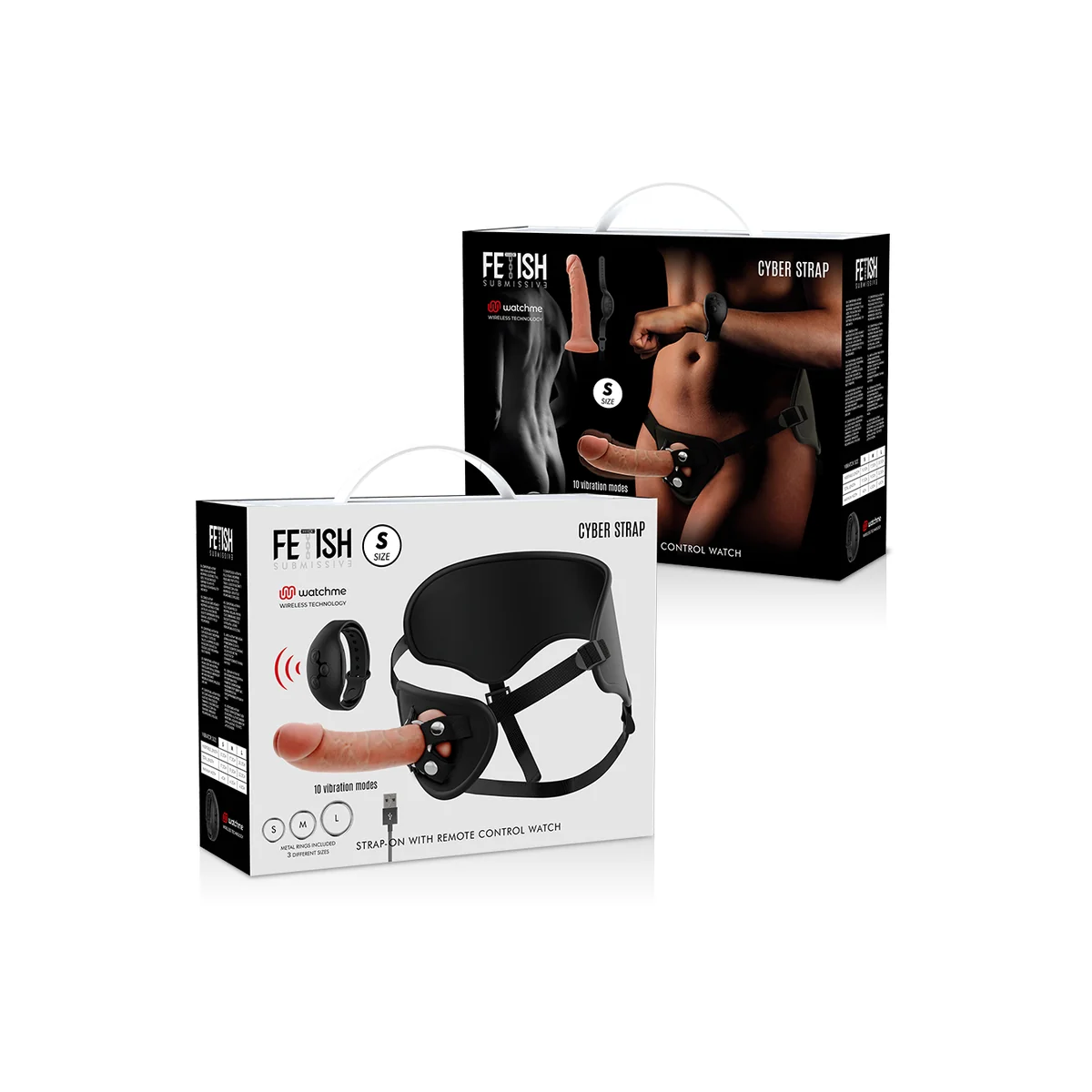 Harness mit Fernbedienungs-Dildo-Uhren-Technologie von Cyber Strap kaufen | Fesselliebe