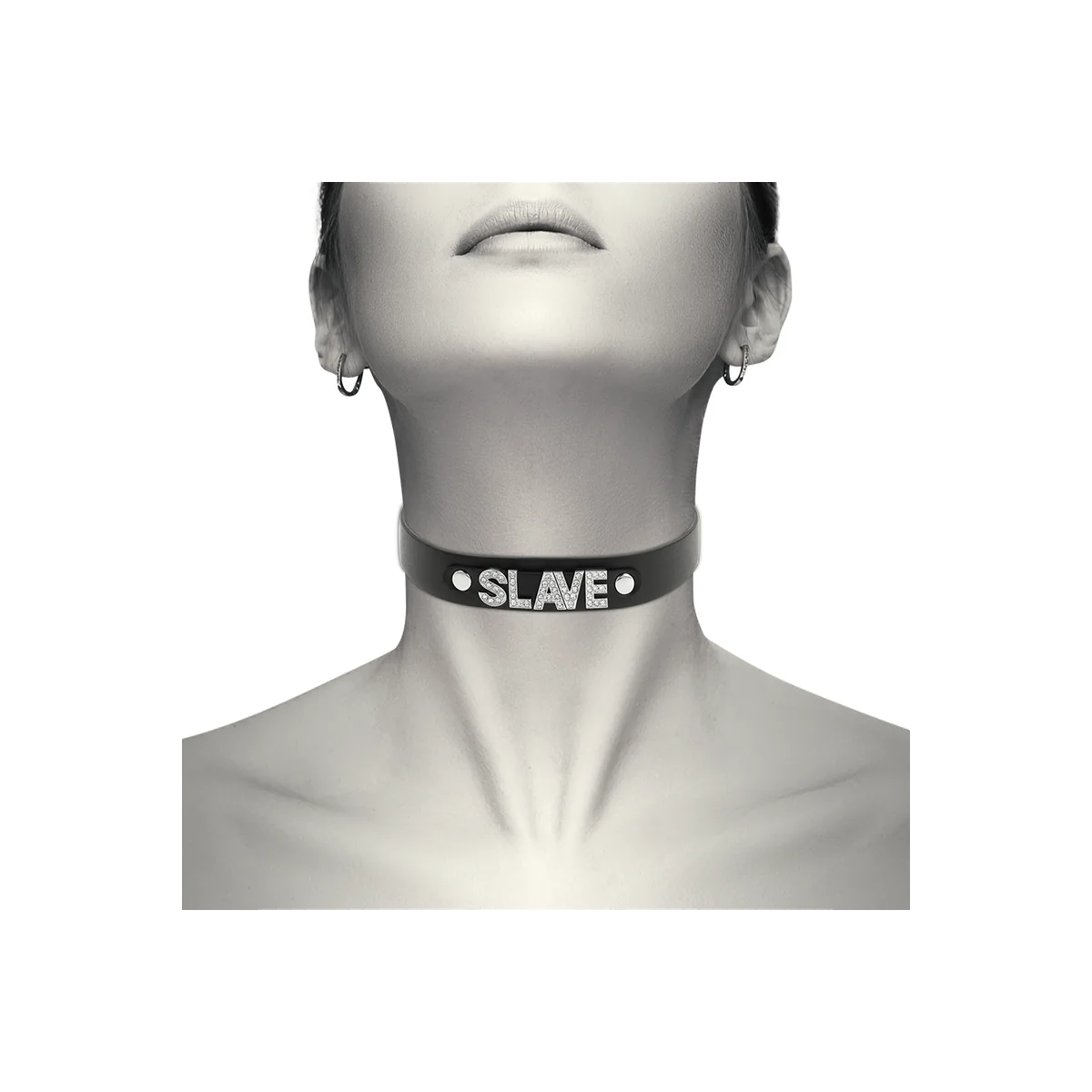 Sklaven-Halsband aus Veganem Leder von Coquette Accessories kaufen | Fesselliebe