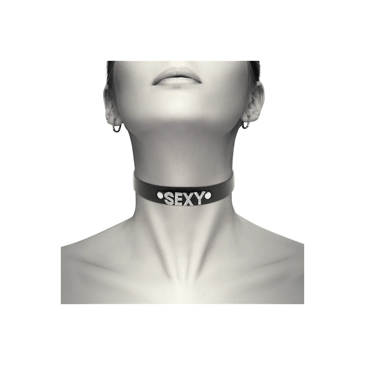 Sexy Veganes Leder-Halsband von Coquette Accessories kaufen | Fesselliebe