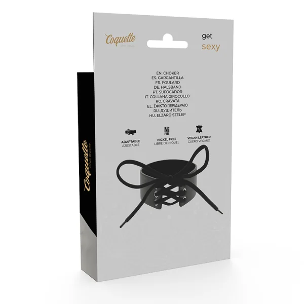 Veganes Leder-Halsband von Coquette Accessories kaufen | Fesselliebe