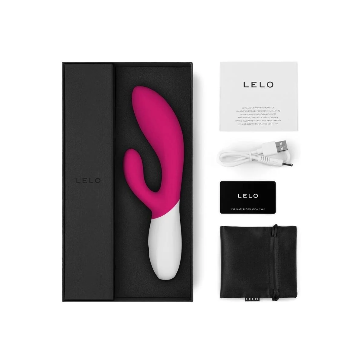 Ina Wave 2 Vbrador Luxus-Spezialuhr Cerise von Lelo kaufen | Fesselliebe