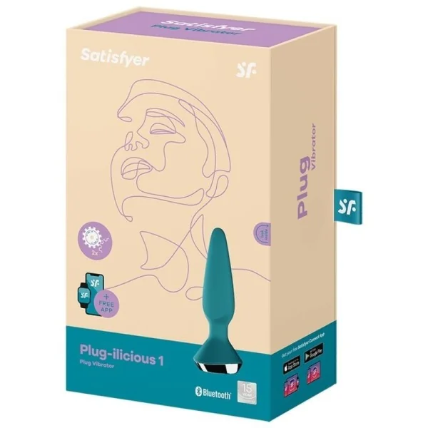 Plug Ilicious 1 Plug Vibrator Grün von Satisfyer Connect kaufen | Fesselliebe