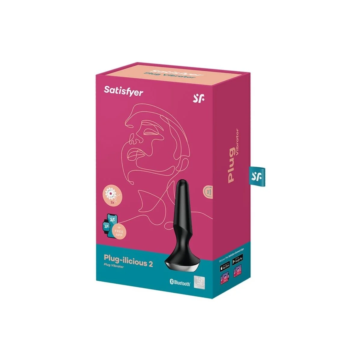 Plug Ilicious 2 Plug Vibrator Schwarz von Satisfyer Connect kaufen | Fesselliebe