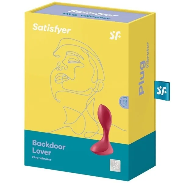 Backdoor Lover Roter Anal Vibrator Stecker Rot von Satisfyer Plugs kaufen | Fesselliebe