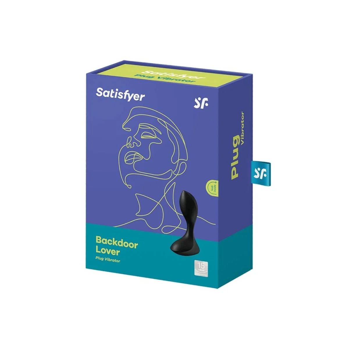 Backdoor Lover Roter Anal Vibrator Stecker Schwarz von Satisfyer Plugs kaufen | Fesselliebe