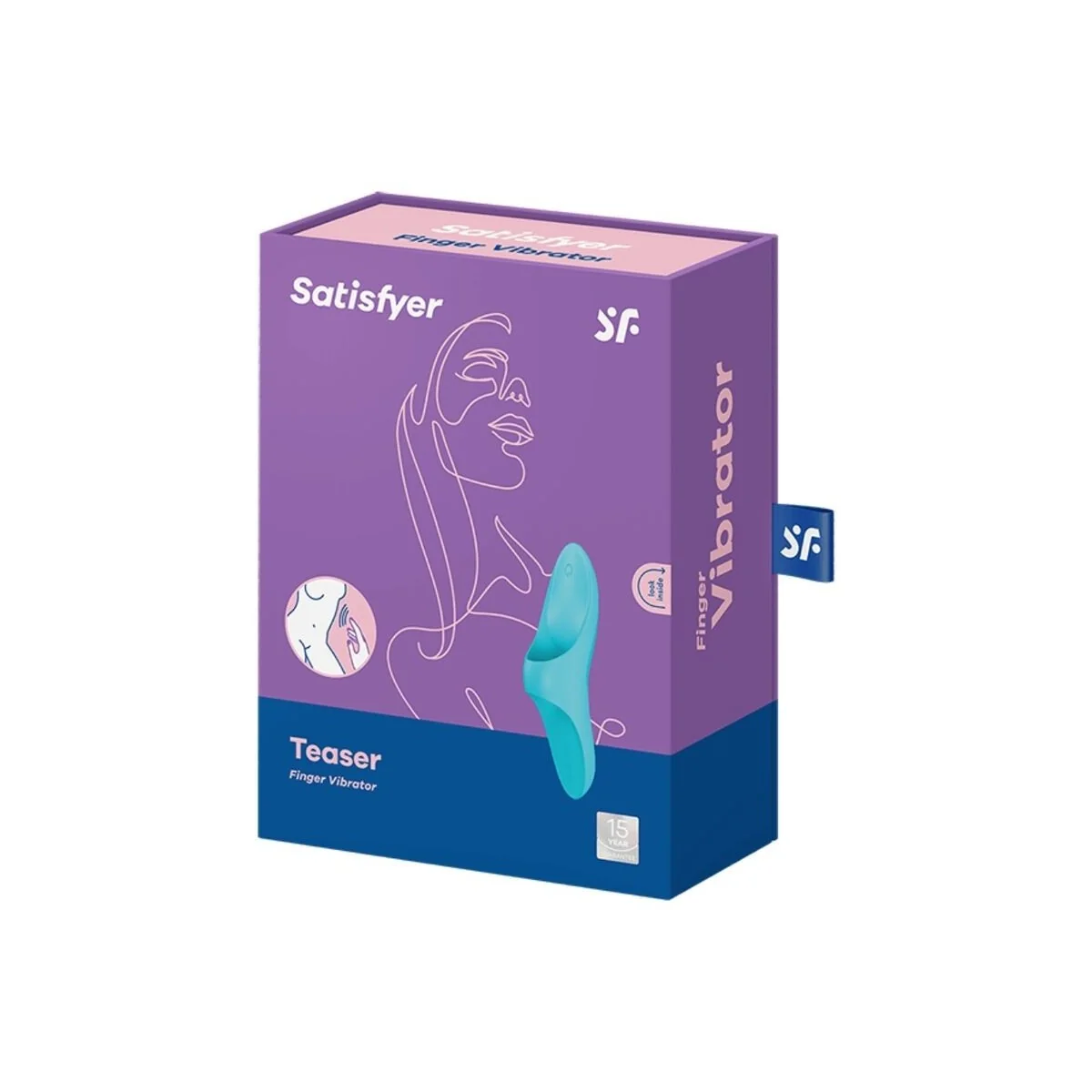 Teaser Fingervibrator Blaues Licht von Satisfyer Vibrator kaufen | Fesselliebe