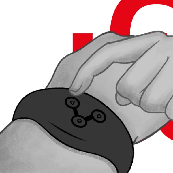 Wireless-Technologie-Uhr Pechschwarz von Watchme kaufen | Fesselliebe