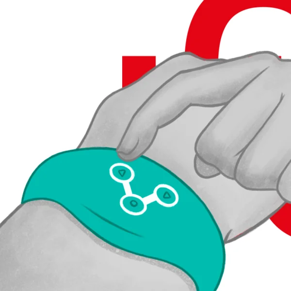 Wireless-Technologie-Uhr Aquamarin von Watchme kaufen | Fesselliebe