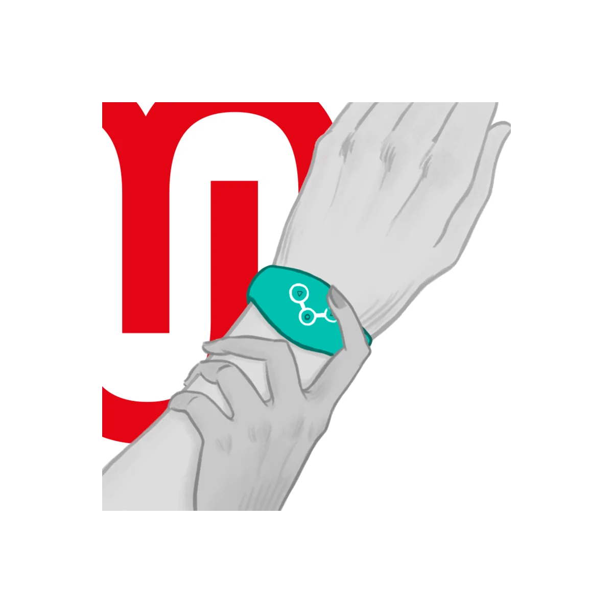 Wireless-Technologie-Uhr Aquamarin von Watchme kaufen | Fesselliebe