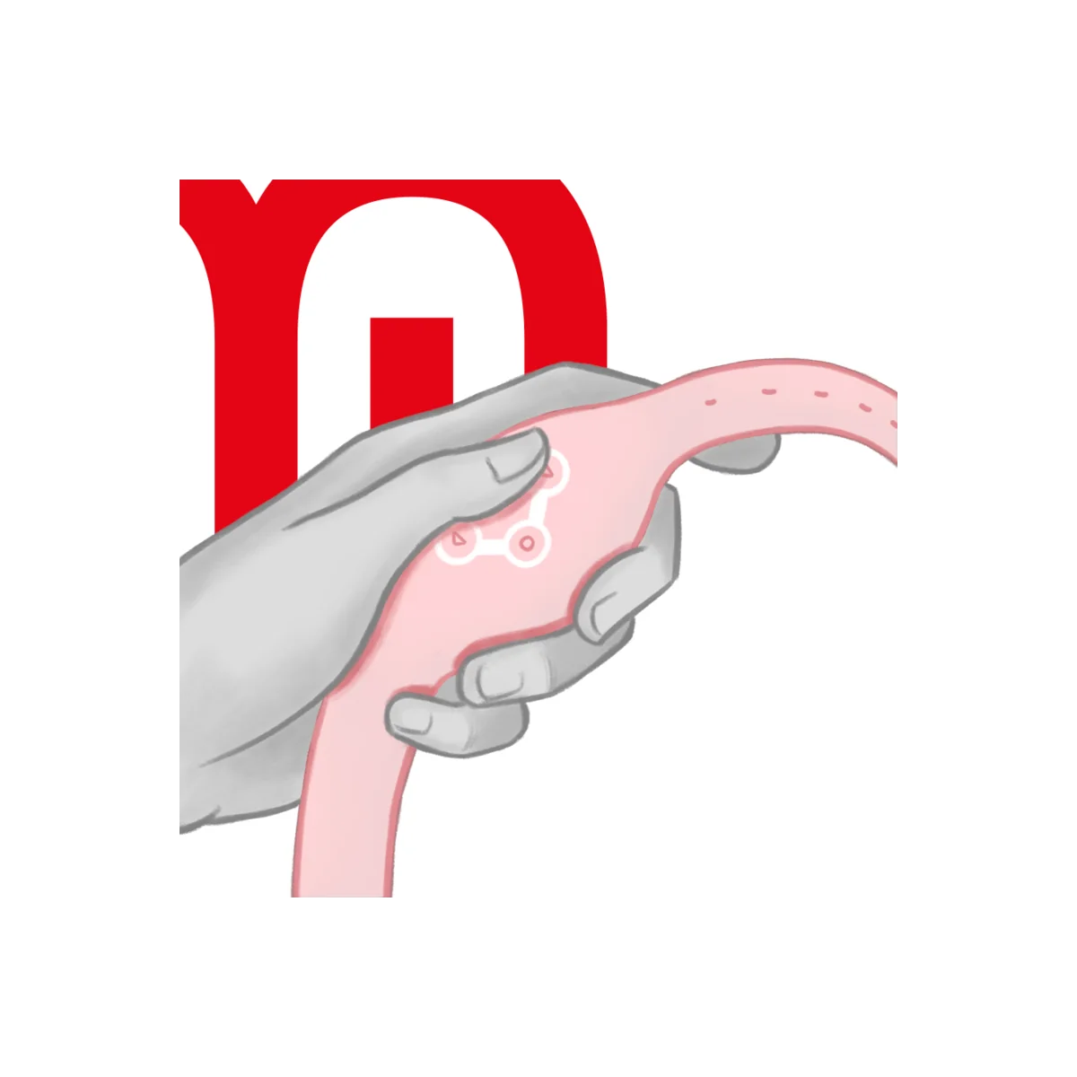 Wireless-Technologie-Uhr Zartes Rosa von Watchme kaufen | Fesselliebe