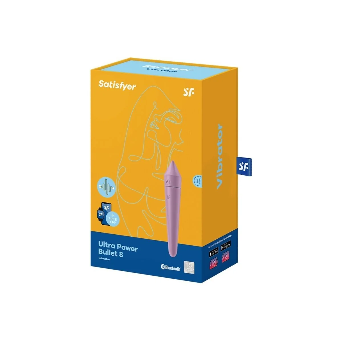 Ultra Power Bullet 8 Lila von Satisfyer Connect kaufen | Fesselliebe