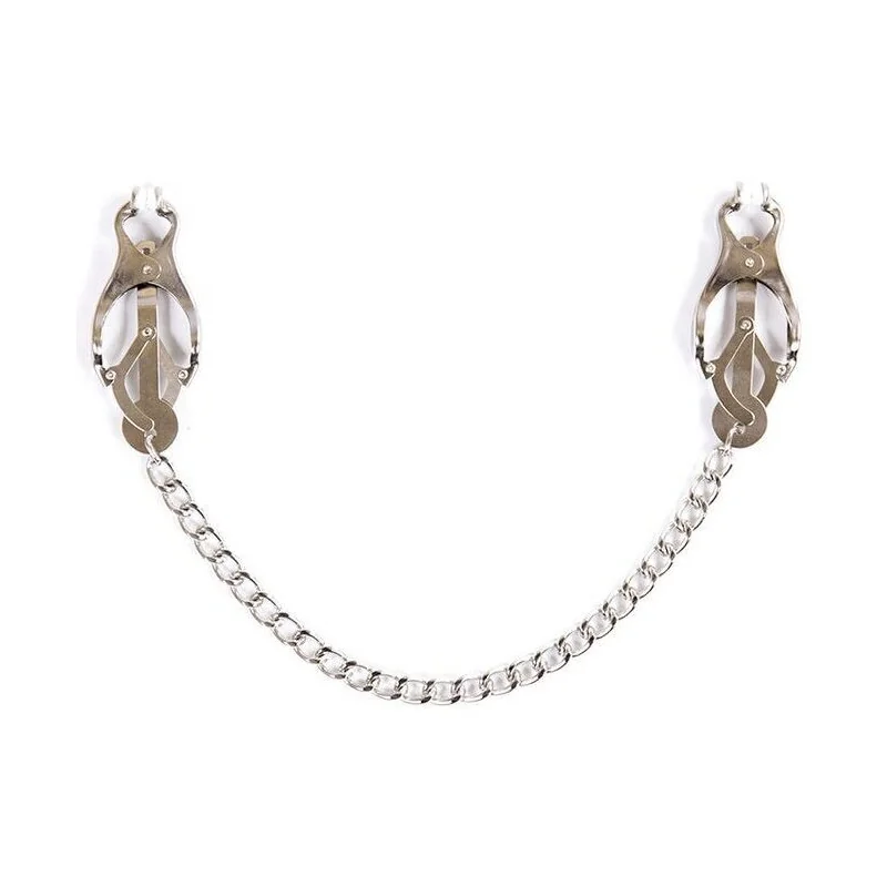 Metallklemmen mit Kette von Ohmama Fetish kaufen | Fesselliebe