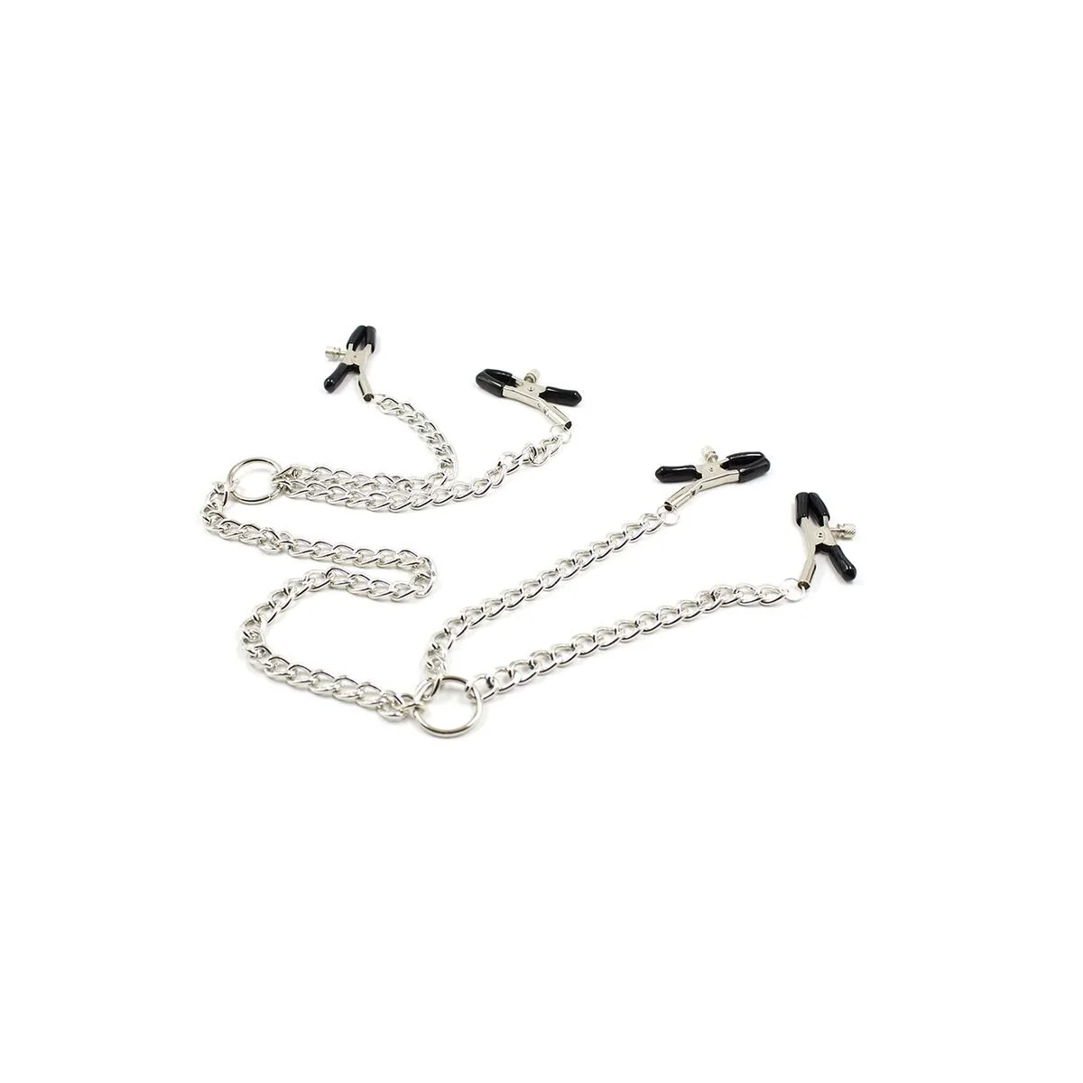 4 Nippelklemmen mit Ketten von Ohmama Fetish kaufen | Fesselliebe