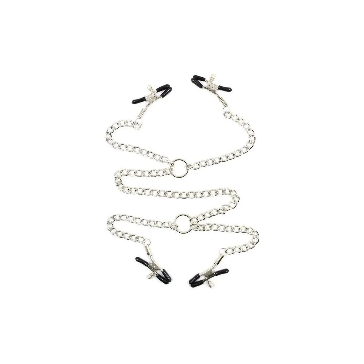 4 Nippelklemmen mit Ketten von Ohmama Fetish kaufen | Fesselliebe