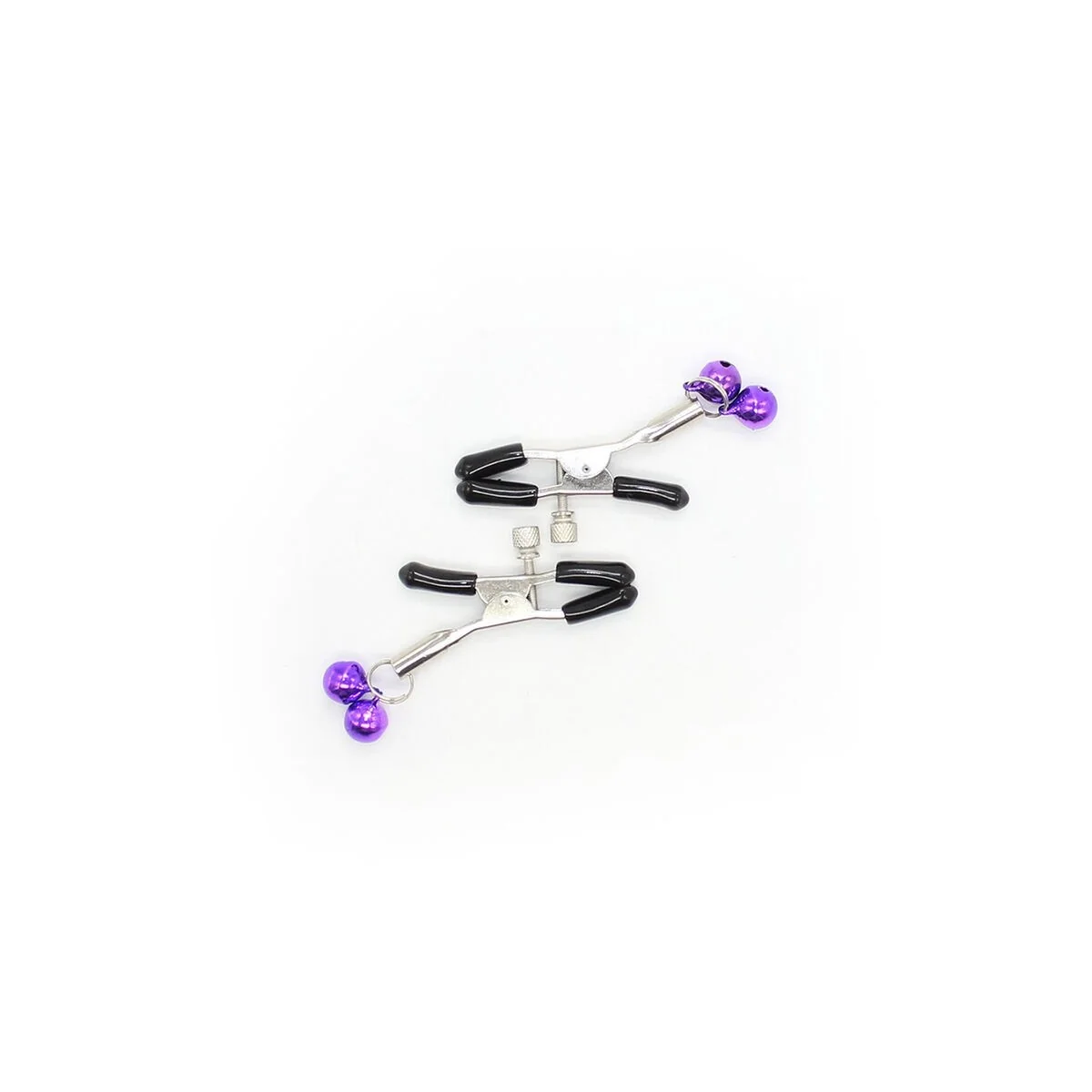 Nippelklemmen mit Lila Glocke von Ohmama Fetish kaufen | Fesselliebe