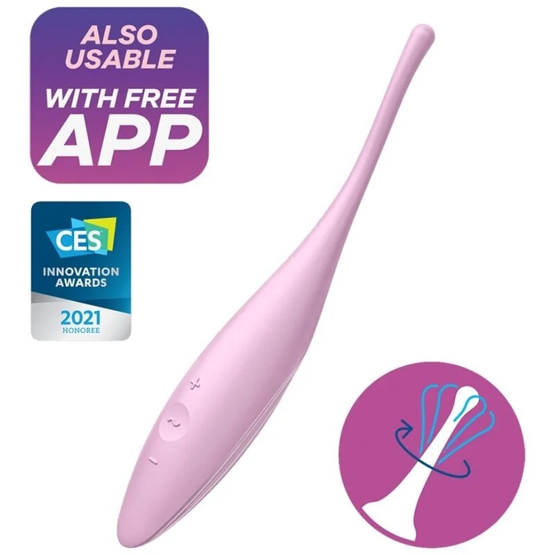 Twirling Joy Clit Tip Vibrator Rosa von Satisfyer Connect kaufen | Fesselliebe
