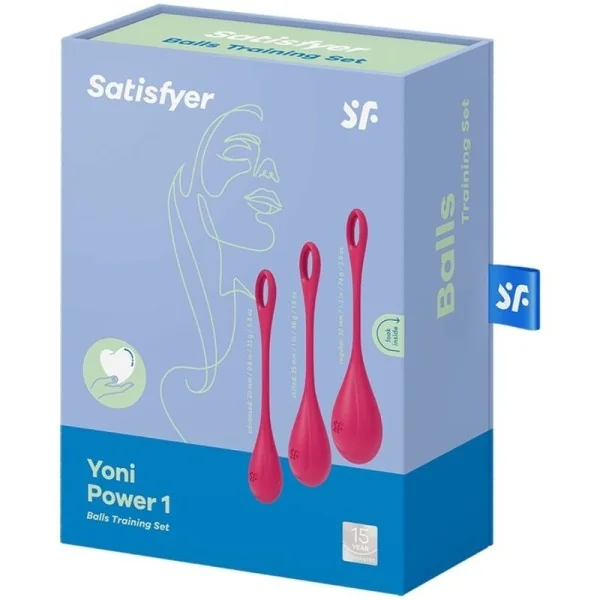 Yoni Power 1 Trainingsset Rot von Satisfyer Balls kaufen | Fesselliebe